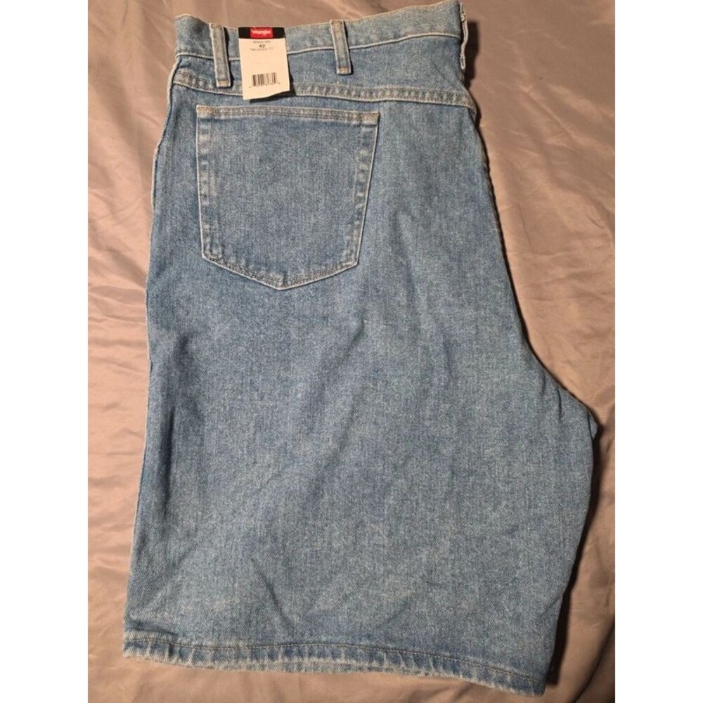 Wrangler Mens Denim Shorts 42 Relaxed Fit